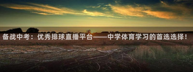 备战中考：优秀排球直播平台——中学体育学习的首选选择！
